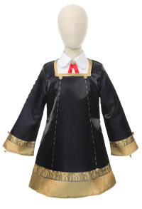 Spy House Anya Cosplay Costume Shirt and Shorts Uniform Set with Dress for Child