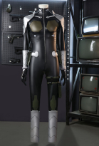 Monster No.8 Kafka Hibino Cosplay Costume Jumpsuit with Shoulder Armor Accessories