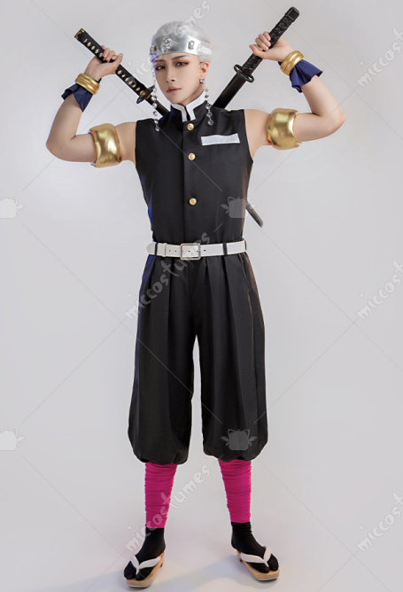 Demon Slayer Entertainment District Arc Uzui Tengen Male Uniform 