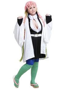 Plus Size KNY Demon Fighter Koi Bashira Demon Killing Corps Team Uniform Full Set Curvy Cosplay Costume