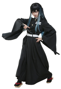 KNY Demon Fighter Mist Kasumi Bashira Demon Killing Corps Team Uniform Cosplay Costume