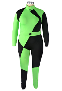 Plus Size Kim Possible Shego Jumpsuit Bodysuit Cosplay Costume