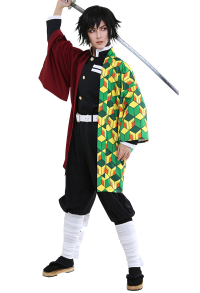KNY Demon Fighter Water Mizu Bashira Demon Killing Corps Uniforme d'Équipe Costume de Cosplay 