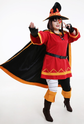 この素晴らしい世界に祝福を! めぐみん コスプレ 衣装 プラスサイズ