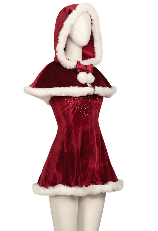 Women Dress and Shawl with Headdress - Christmas Retro Dress | Top Quality Outfits for Sale Women Dress and Shawl with Headdress - Christmas Retro Dress | Top Quality Outfits for Sale