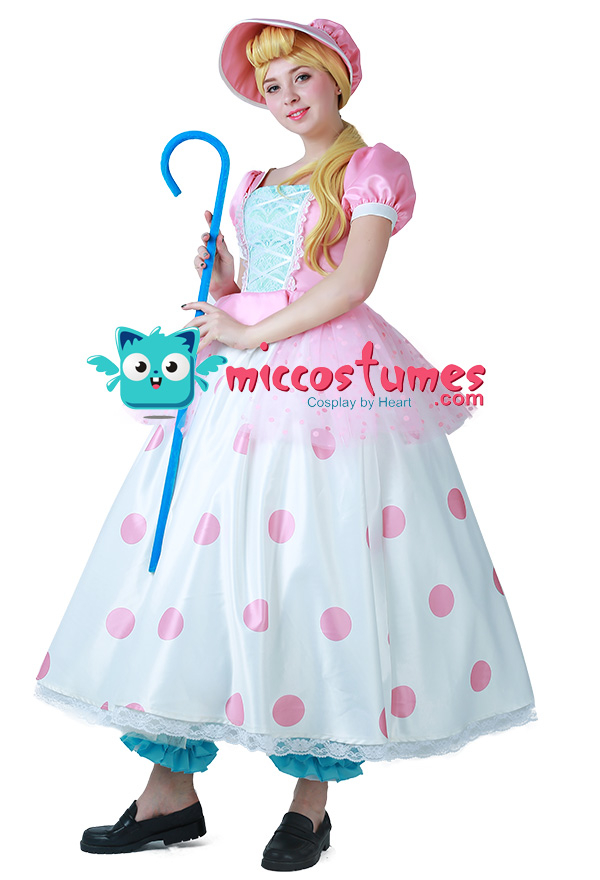 Toy Story Costume de Cosplay Little Bo Peep Robe avec Chapeau