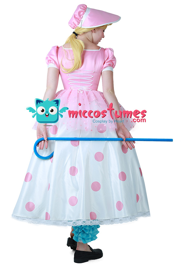 Toy Story Little Bo Peep Cosplay Dress Costume with Hat