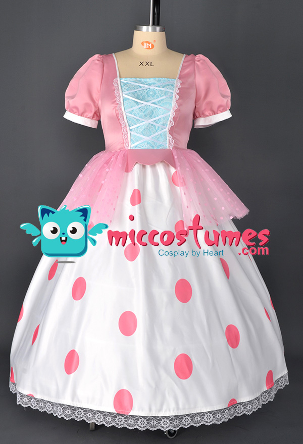 Toy Story Costume de Cosplay Petite Bo Peep Robe avec Chapeau Taille Plus