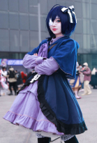 Love, Chunibyo & Other Delusions Takanashi Rikka Cosplay Costume Dress and Cloak with Shirt