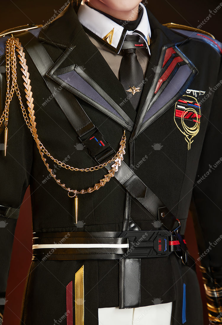 Farspace Colonel Caleb Costume - Black Military Uniform Set Love and ...