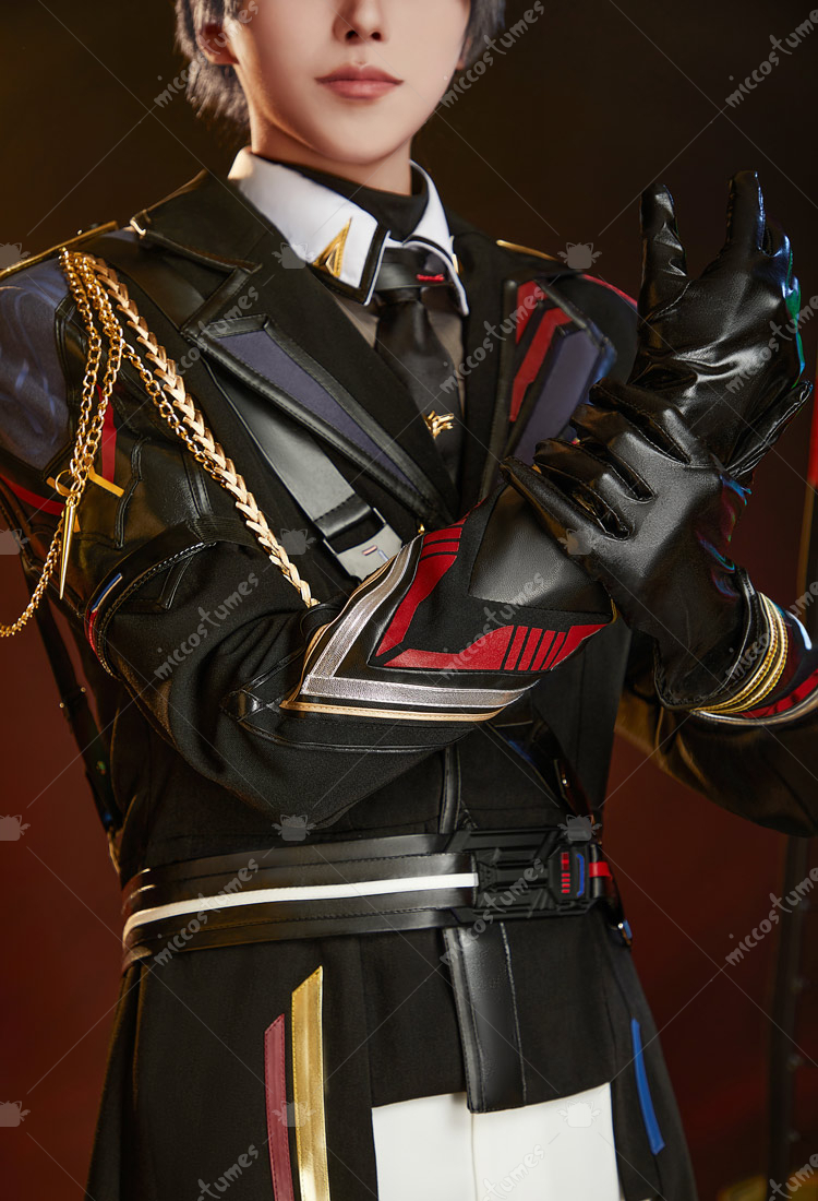 Farspace Colonel Caleb Costume - Black Military Uniform Set Love and ...