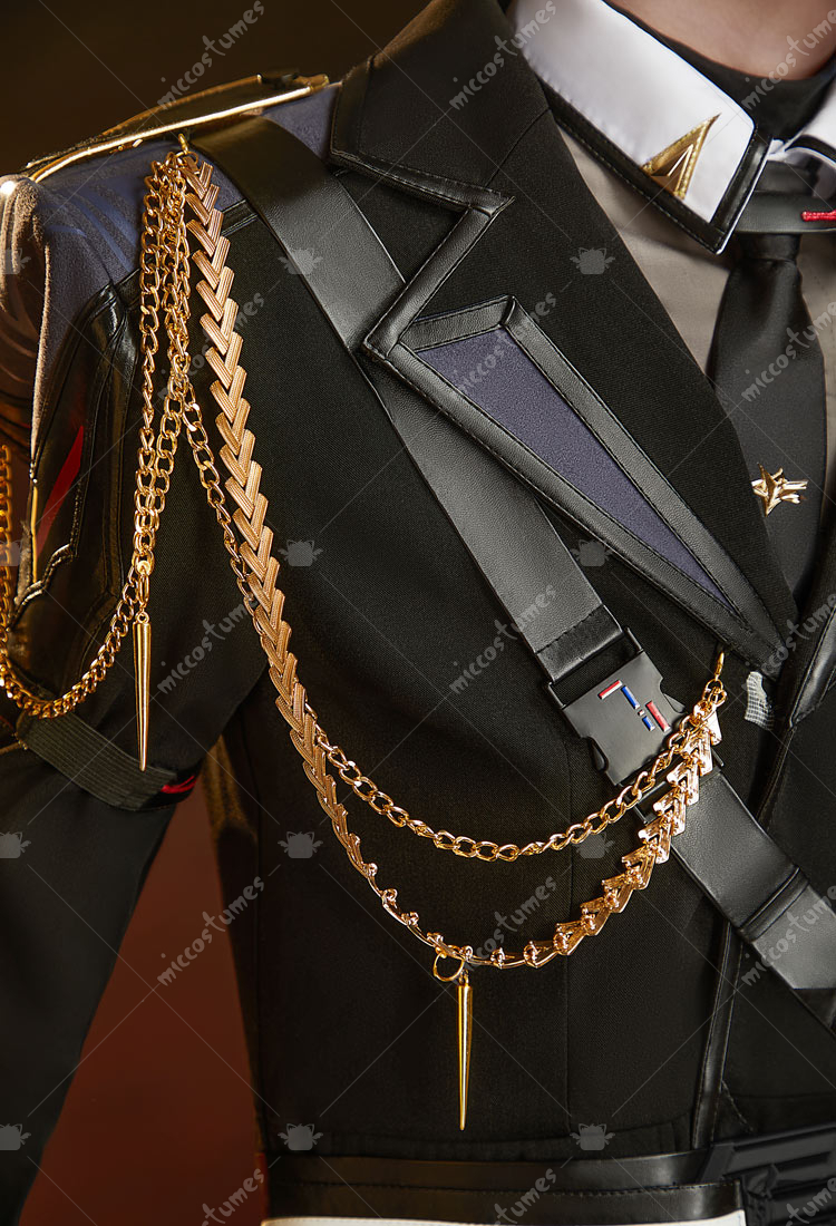 Farspace Colonel Caleb Costume - Black Military Uniform Set Love and ...