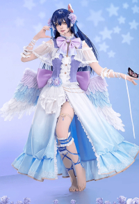 Lovelive Umi Sonoda White Day Cosplay Costume Top and Skirt with Bloomers and Bow Tie