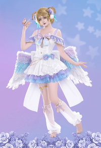 Lovelive Hanayo Koizumi Kawaii Cosplay Costume Top and Skirt with Leg Warmers