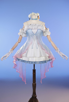 Love Live Kotori Minami Dream's Door Skin Cosplay Costume Dress with Headpiece and Floral Wreath