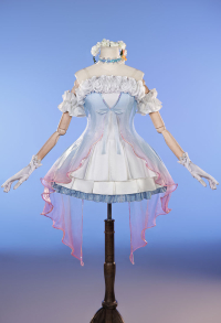 Love Live Kotori Minami Dream's Door Skin Cosplay Costume Dress with Headpiece and Floral Wreath