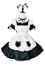 Cute Bear Maid Dress Ruffles Bow Decorated Uniform Lolita Dress Cosplay Costume