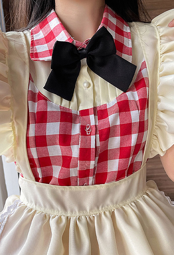 Lolita Maid Uniform - Plaid Maid Cosplay Costume | Top Quality Kawaii ...