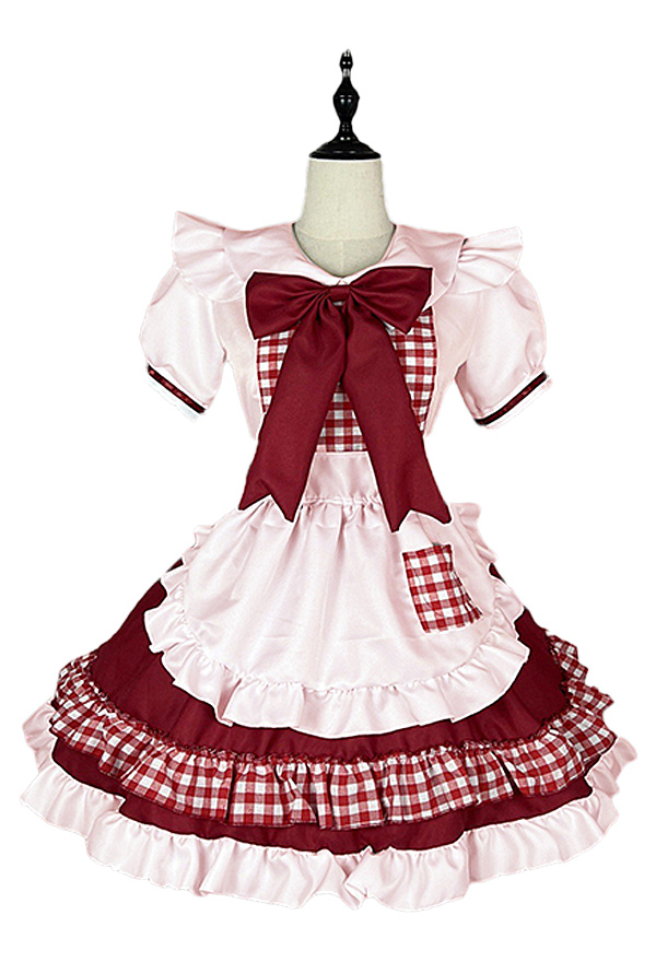 Lolita Maid Uniform - Plaid Maid Cosplay Costume | Top Quality Kawaii ...