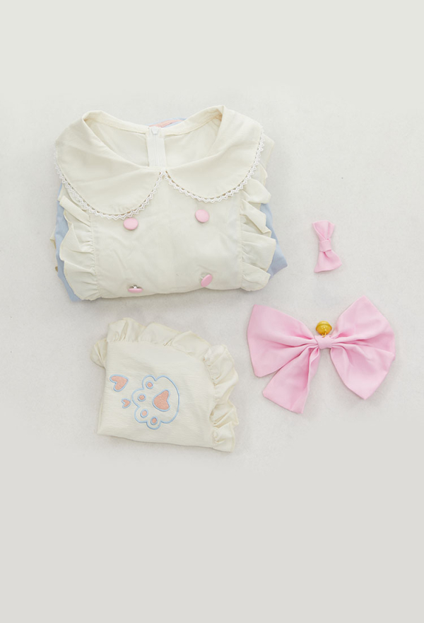 princess polly baby blue dress Buy Girls Storybook Girl Costume - Blue Dress with White Apron & Bow Online