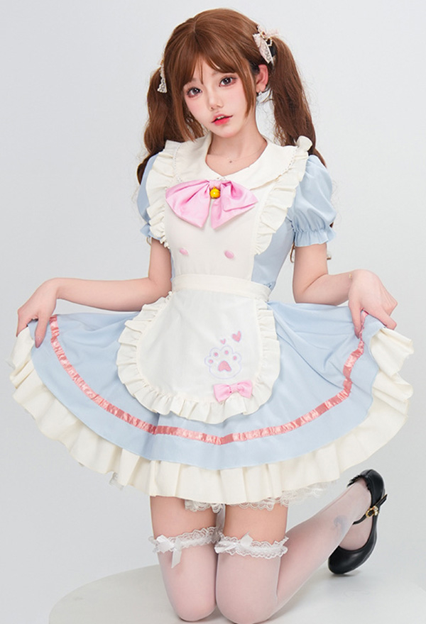 maid blue dress Qazi Collection #2021131