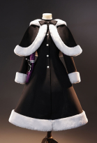 Love, Chunibyo & Other Delusions Takanashi Rikka Cosplay Costume Winter Coat and Cape with Eye Mask and Bag