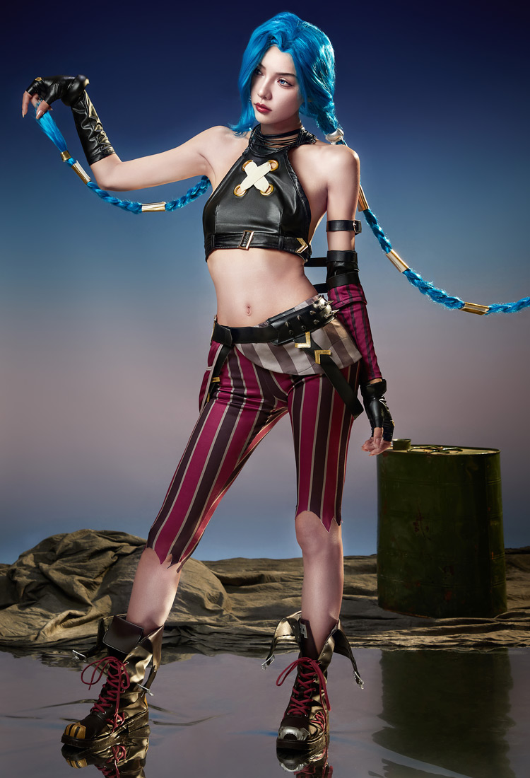 Arcane Jinx Cosplay Costume Set