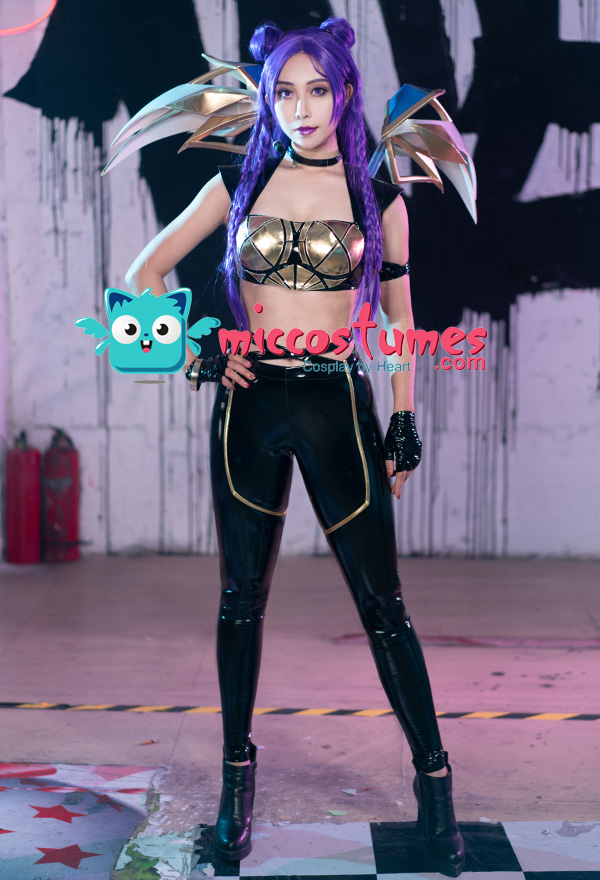 League of Legends KDA Pop Star Girls Kai'Sa Cosplay Kostüm