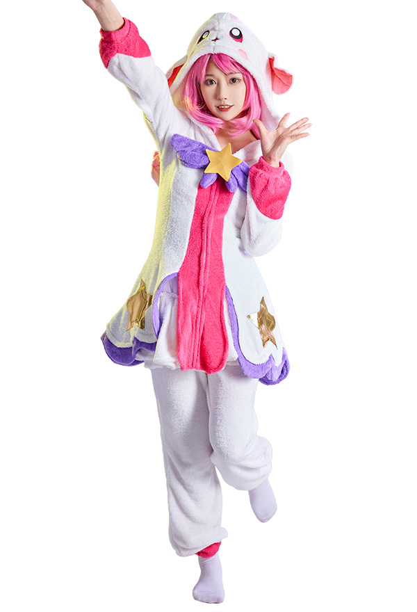 League of Legends Pajama Schalfanzug Guardian Lux Cosplay Kostüm