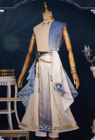 Love and Deepspace Rafayel Cosplay Kostüm Oberteil und Rockhose mit Taillen Accessoire