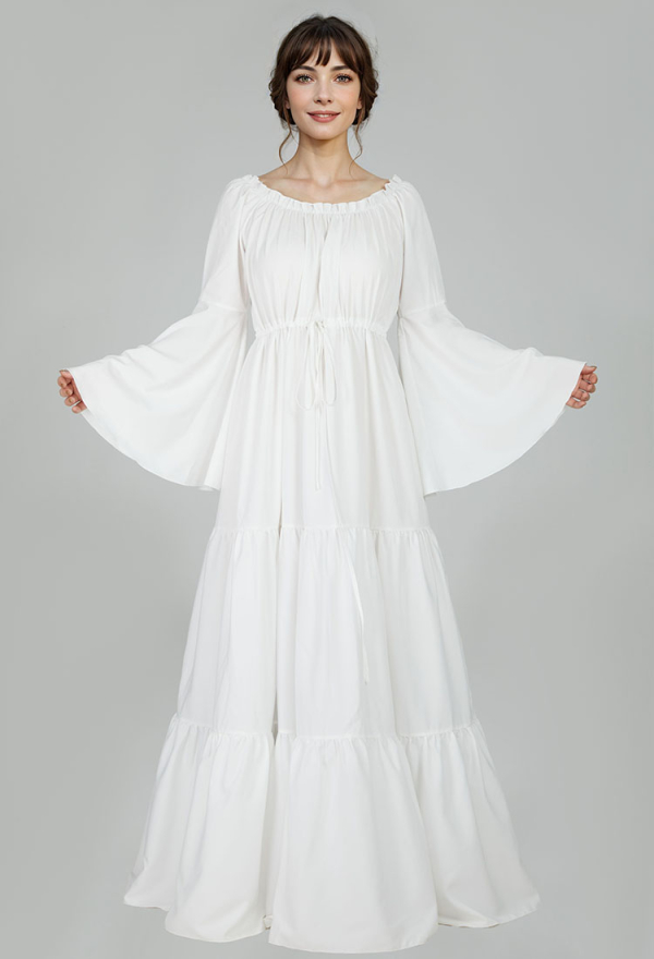 white christmas dresses Ivy Green Linen Corset Dress