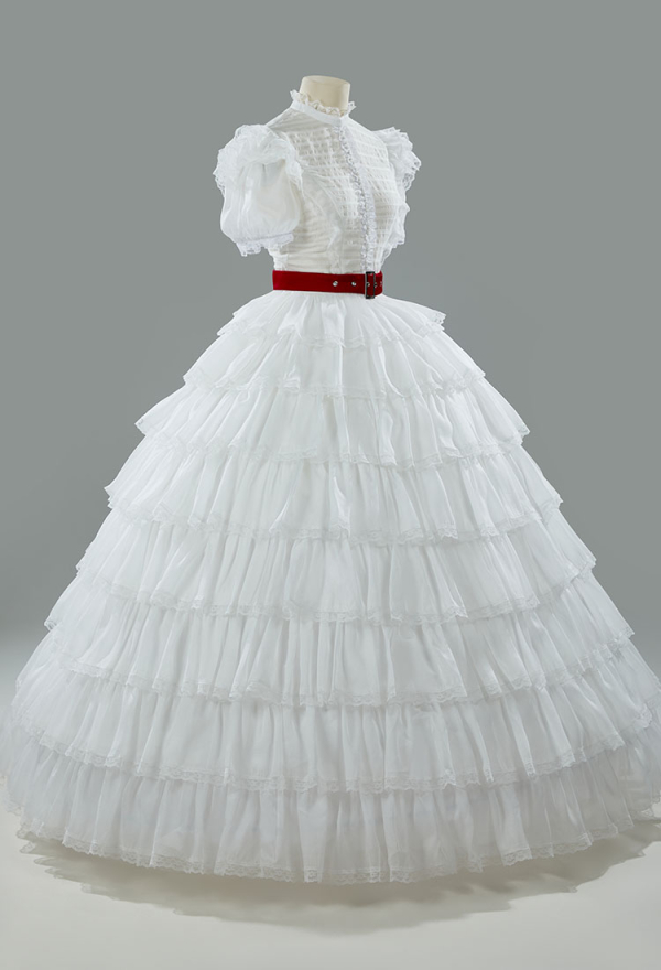 old fashioned ball dresses Floral Elegance Vintage Ball Gown main image 1