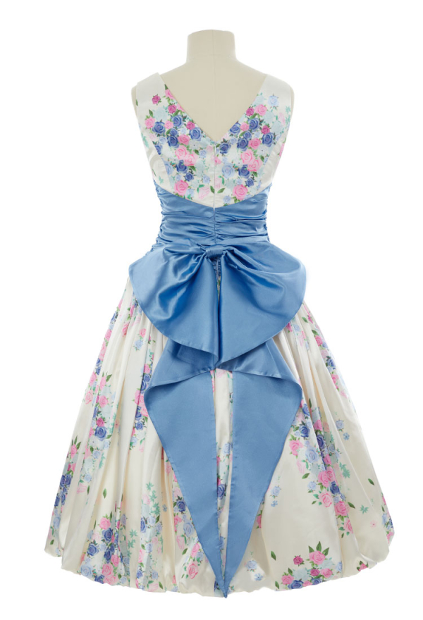 Vestido de mujer de los años 50: vestido de cóctel sin mangas con