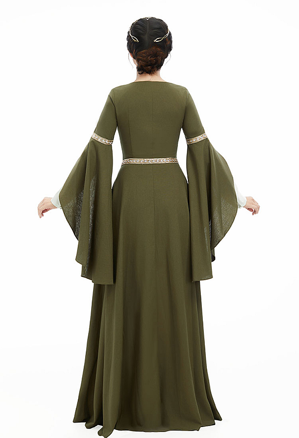lord of the rings green dress Adult LOTR Deluxe Queen Arwen Costume