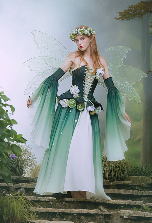 slim fit dress slacks Forest Fae Fairy Costume main image 0