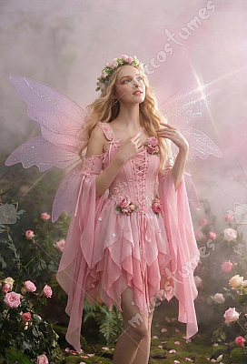pink fairy dress up Flower Fairy Girl's Costume | Kids | Girls | M | Pink