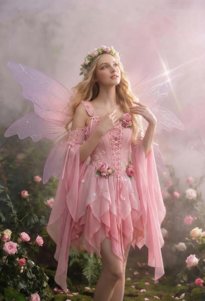 Renaissance Flower Fairy Pink Costume Set - Medieval Dress for Women | Top  Quality Outfits for Sale