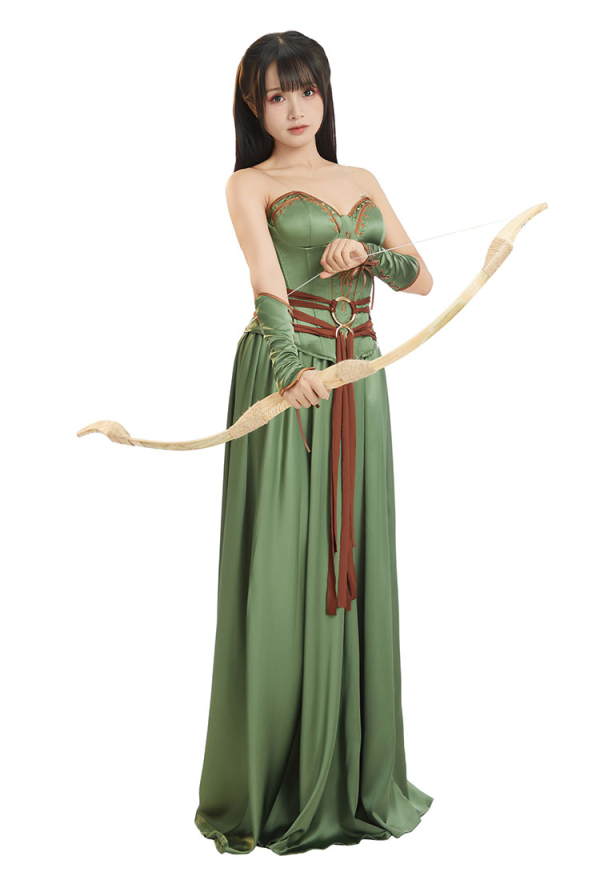 white christmas dresses Teal Viking Dress main image 0