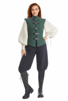 Mittelalterliche Renaissance Vintage Weibliche Ritter Ärmellose Weste