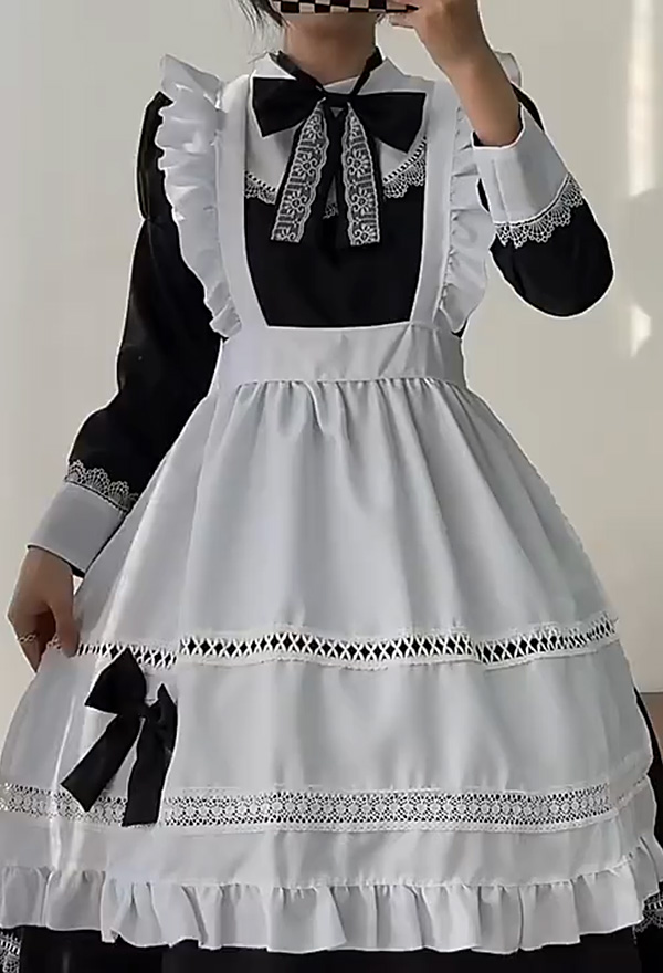 Kawaii Maid Dress - Long-Sleeve Uniform Cosplay | Top Quality Costume ...