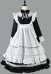 1/3 Delusion Kawaii Maid Dress Long-Sleeve Uniform Cosplay Costume with Apron and Headdress