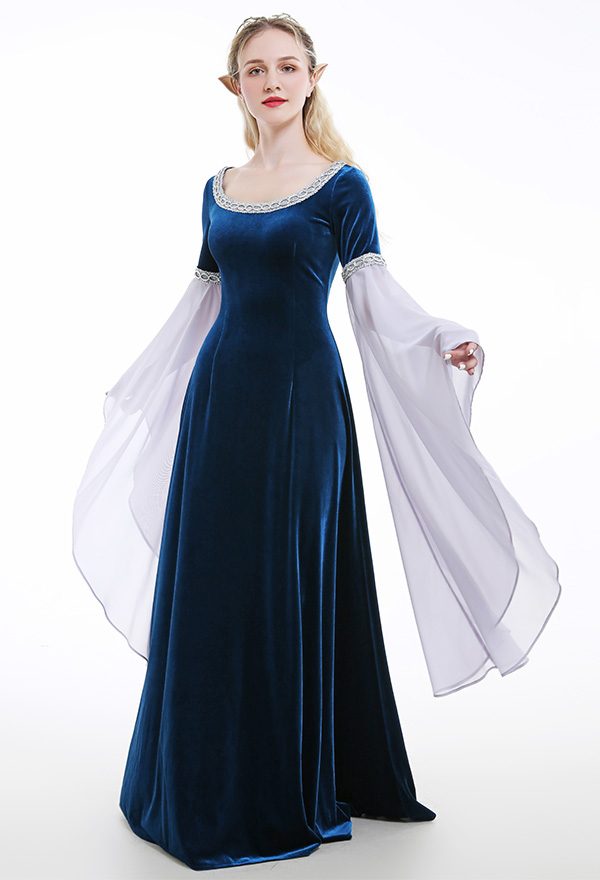 Blue 2024 elven dress