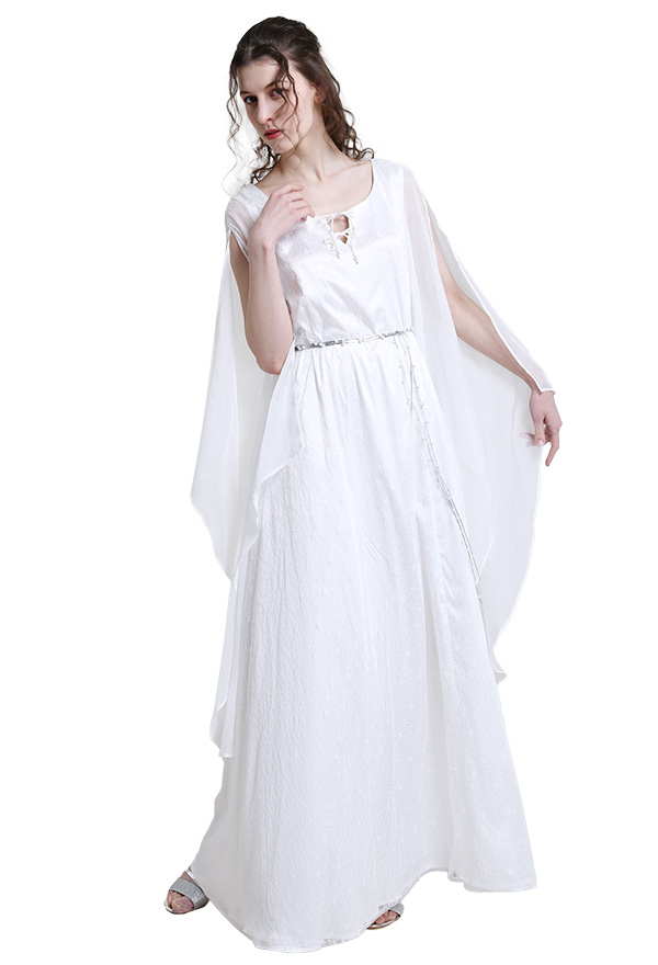 Robe best sale médiévale blanche