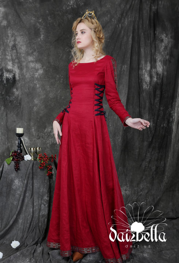 Medieval Dress Cotton/Linen, Women