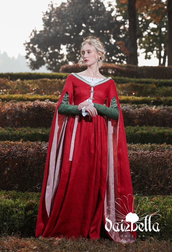 Fair Lady Medieval Linen Dress -  Canada