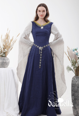 中世ヨーロッパ服リネンドレス 女戦士コスプレ ドレス通販 中世ヨーロッパ服リネンドレス 女戦士コスプレ ドレス通販