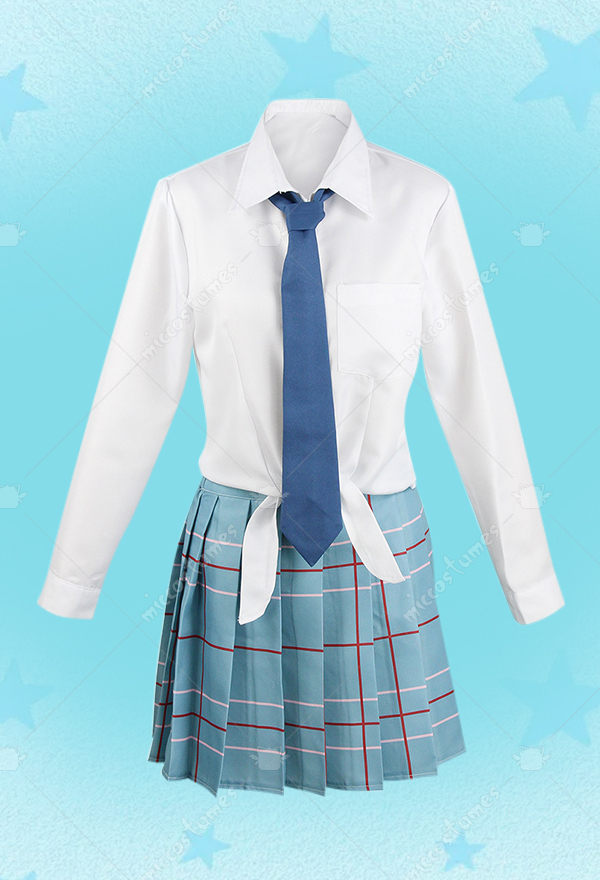 Dead Account Kiyomi Urusugawa School Uniform JK Women Halloween Carnival Party Cosplay Costume