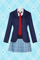 My Dress Up Dear Marin School Uniform Cosplay Costume Lining and Skirt with Coat and Tie