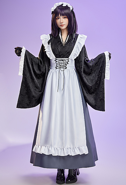 My Dress Up Dear Marin Cosplay Kimono Set Top and Skirt with Apron and Headpiece