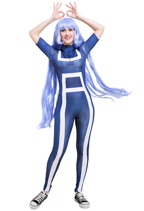 My Hero Academia Cosplay Kostüm Weibliche Schule Uniform Zentai Body Overall